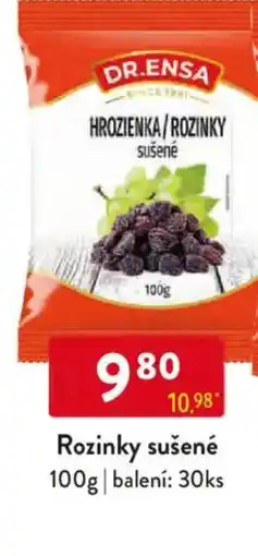 Qanto DR.Ensa Rozinky sušené nabídka