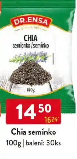 Qanto DR.Ensa Chia semínko nabídka