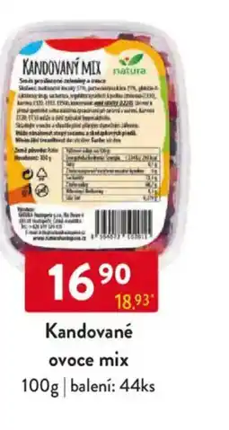 Qanto Kandované ovoce mix nabídka