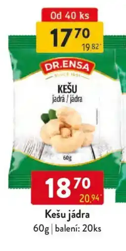 Qanto DR.Ensa Kešu jádra nabídka