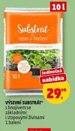 Penny Market VÝSEVNÍ SUBSTRÁT, 1 balení nabídka