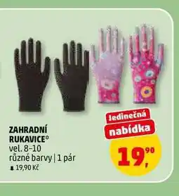 Penny Market ZAHRADNÍ RUKAVICE, 1 pár nabídka