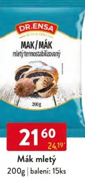 Qanto DR.Ensa Mák mletý nabídka