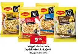 Qanto Maggi Instantní nudle hovězí, kuřecí, kari, sýrové nabídka