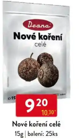 Qanto Deana Nové koření celé nabídka