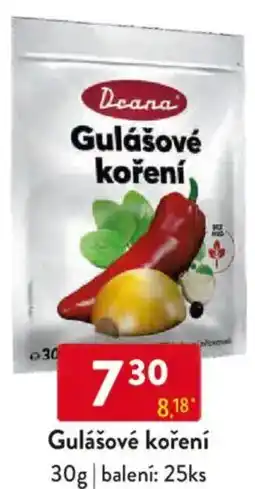 Qanto Deana Gulášové koření nabídka