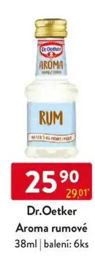 Qanto Dr.Oetker Aroma rumové nabídka