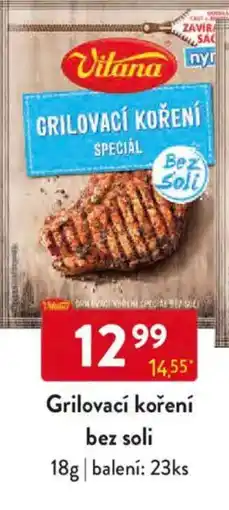 Qanto Vitana Grilovací koření nabídka
