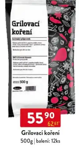 Qanto Grilovací koření nabídka