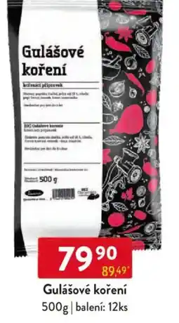 Qanto Gulášové koření nabídka