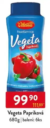Qanto Vitana Vegeta Papriková nabídka