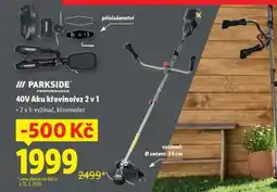Lidl PARKSIDE 40V Aku křovinořez 2 v 1 nabídka