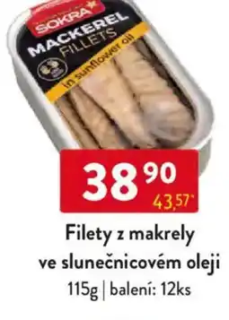 Qanto Filety z makrely ve slunečnicovém oleji nabídka
