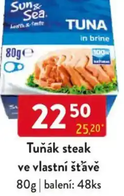Qanto Tuňák steak ve vlastní šťávě nabídka