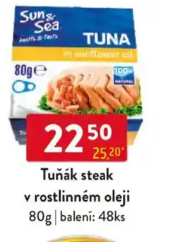 Qanto Tuňák steak v rostlinném oleji nabídka