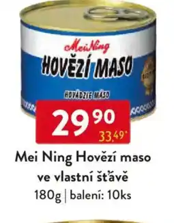 Qanto Mei Ning Hovězí maso ve vlastní šťávě nabídka