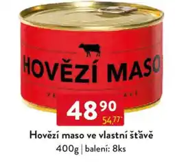 Qanto Hovězí maso ve vlastní šťávě nabídka