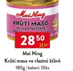 Qanto Mei Ning Krůtí maso ve vlastní šťávě nabídka