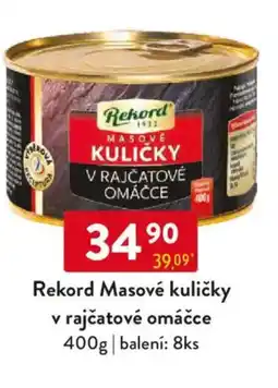 Qanto Rekord Masové kuličky rajčatové omáčce nabídka