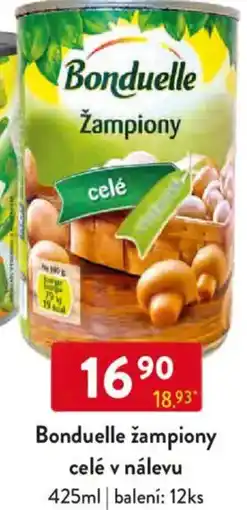 Qanto Bonduelle žampiony celé v nálevu nabídka