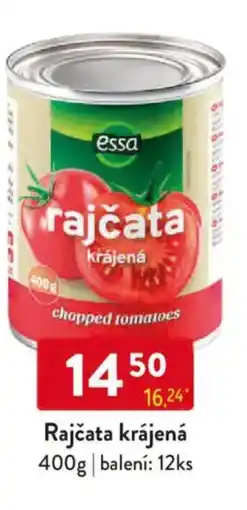 Qanto Essa Rajčata krájená nabídka
