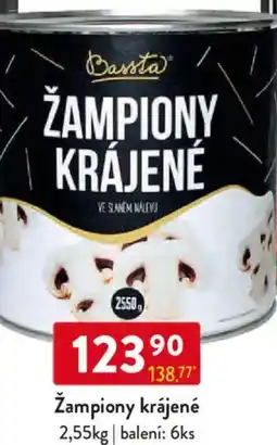 Qanto Bassta Žampiony krájené nabídka