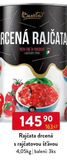 Qanto Bassta Rajčata drcená s rajčatovou šťávou nabídka