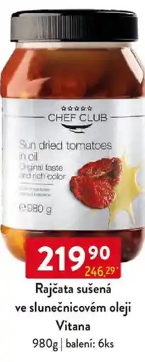 Qanto Rajčata sušená ve slunečnicovém oleji Vitana nabídka