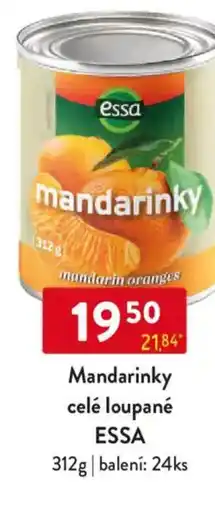 Qanto Mandarinky celé loupané ESSA nabídka