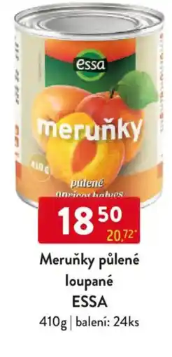 Qanto Meruňky půlené loupané ESSA nabídka