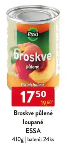 Qanto Broskve půlené loupané ESSA nabídka