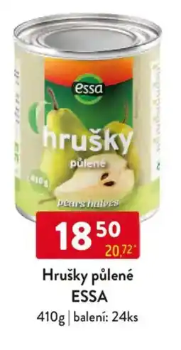 Qanto Hrušky půlené ESSA nabídka