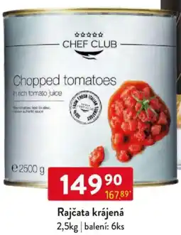 Qanto Rajčata krájená nabídka