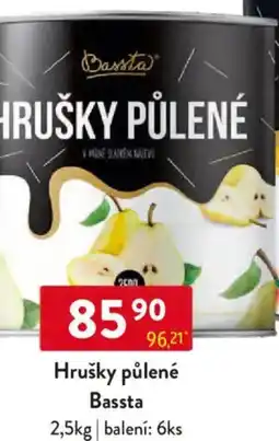 Qanto Hrušky půlené Bassta nabídka
