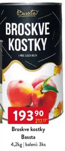 Qanto Broskve kostky Bassta nabídka