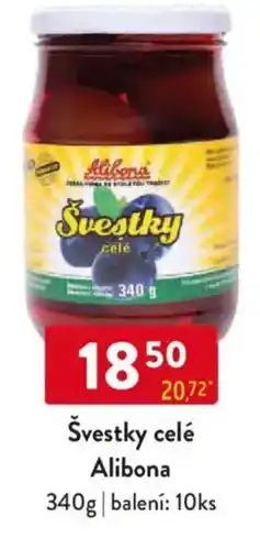 Qanto Švestky celé Alibona nabídka