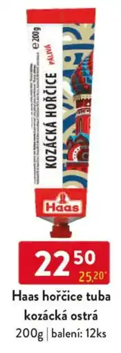 Qanto Haas hořčice tuba kozácká ostrá nabídka