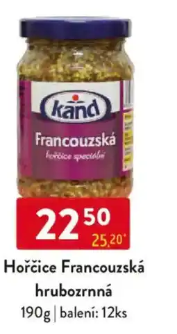 Qanto Kand Hořčice Francouzská hrubozrnná nabídka