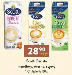 Qanto Scotti Barista mandlový, ovesný, sojový nabídka