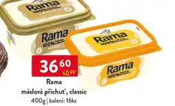 Qanto Rama máslová příchuť', classic nabídka