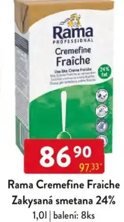 Qanto Rama Cremefine Fraiche Zakysaná smetana 24% nabídka