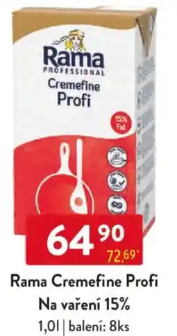 Qanto Rama Cremefine Profi Na vaření 15% nabídka