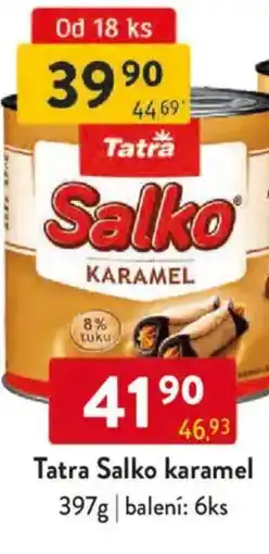 Qanto Tatra Salko karamel nabídka
