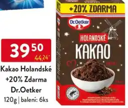 Qanto Kakao Holandské +20% Zdarma Dr.Oetker nabídka