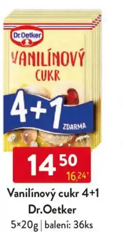 Qanto Vanilínový cukr 4+1 Dr.Oetker nabídka