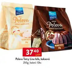 Qanto Poleva Tatry Line bílá, kakaová nabídka