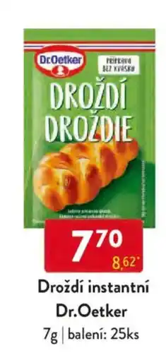 Qanto Droždí instantní Dr.Oetker nabídka