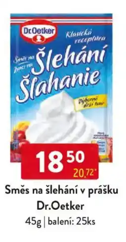 Qanto Směs na šlehání v prášku Dr.Oetker nabídka