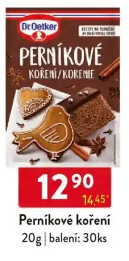 Qanto Dr. Oetker Perníkové koření nabídka