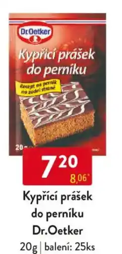 Qanto Kypřící prášek do perníku Dr.Oetker nabídka